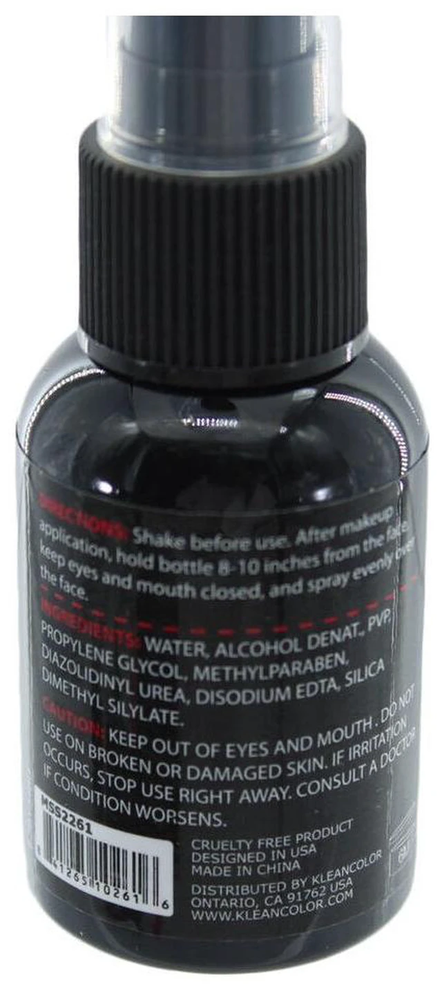 Alt view image 2 of 2 - KleanColor Pro Sealer Makeup Setting Spray - Matte Finish