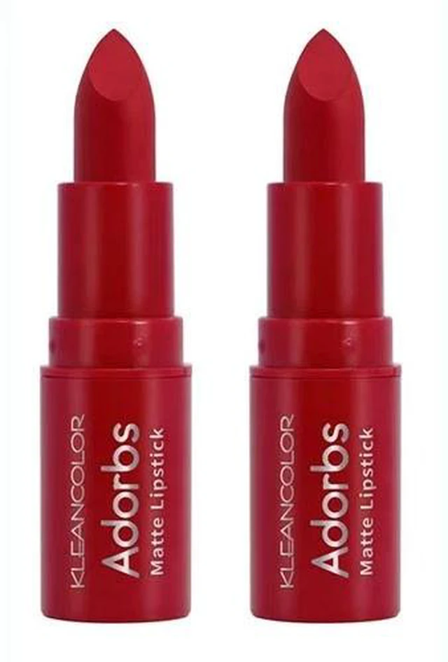 Main image of Lipstick Kleancolor Absorbs Matte Lipstick LS901-04 High Risk 2 Pack