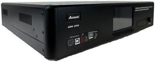 Alt view image 2 of 6 - Acesonic AMW-2650 2600W Karaoke Mixing Amplifier with Built-in Bluetooth, 4K HD & Dual Wireless Microphones
