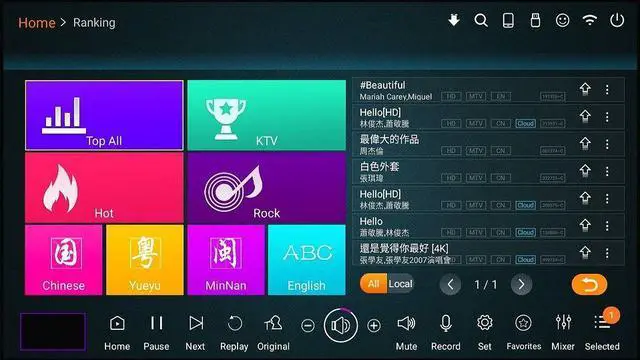 Alt view image 5 of 7 - Acesonic KOD-6888 Dual Hard Drive Multimedia Karaoke Player Android Jukebox System built in 22 Inch Touch Screen
