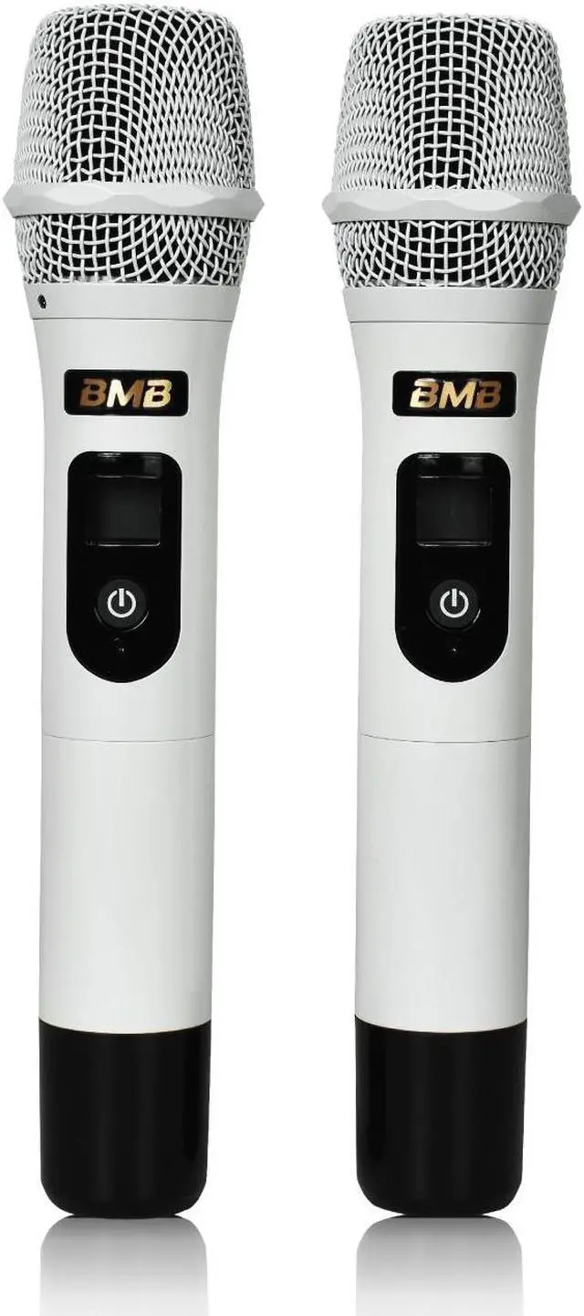 Alt view image 3 of 5 - BMB WB-5000S(W) Wireless Microphone System with White Handhelds