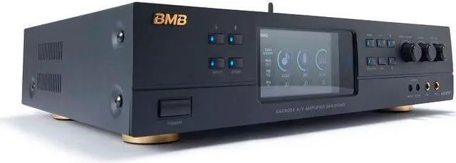 Alt view image 2 of 5 - BMB DAR-200HD 400W 2-Channel Karaoke Mixing Amplifier with HDMI/Optical/Bluetooth