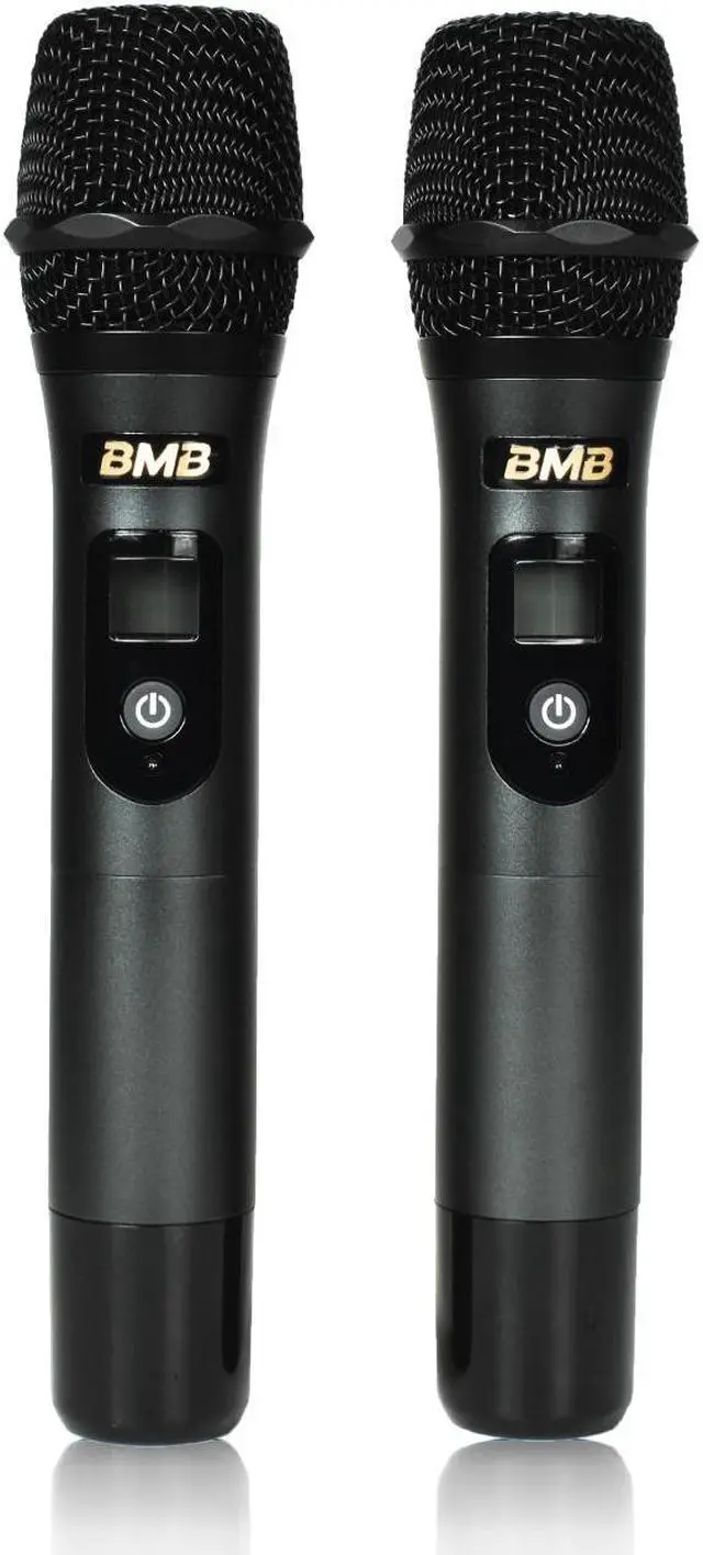 Alt view image 3 of 4 - BMB WB-5000S(B) Wireless Microphone System with Black Handhelds