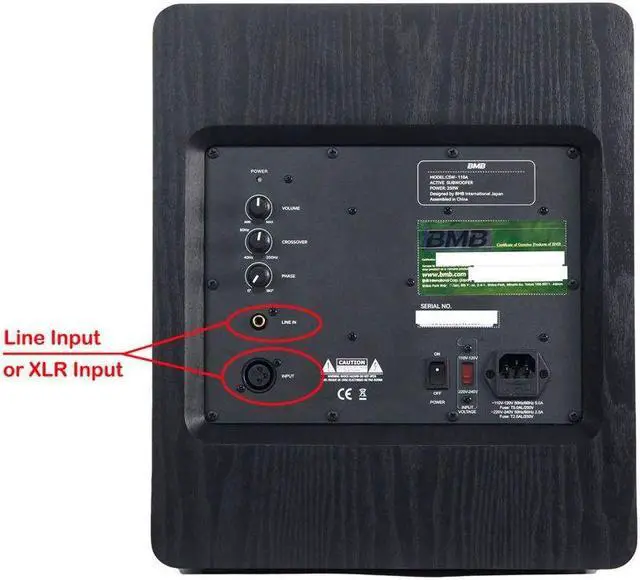 Alt view image 5 of 6 - BMB CSW-112A 600W 12" Active Subwoofer System
