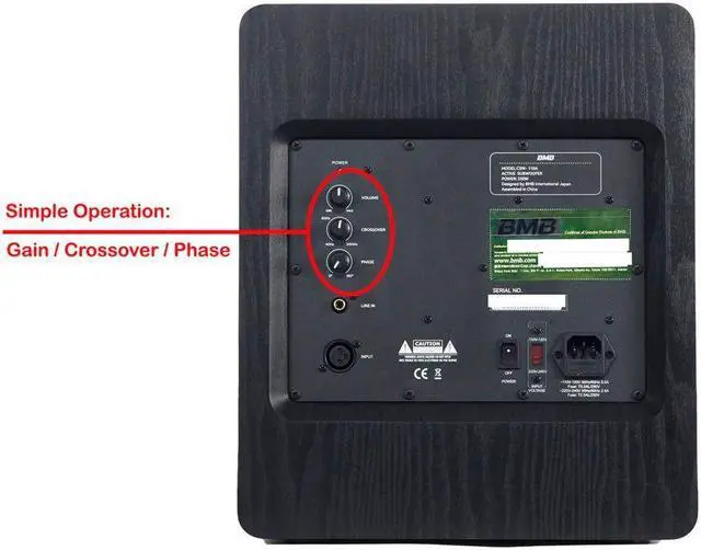 Alt view image 6 of 6 - BMB CSW-110A 500W 12" Active Subwoofer System