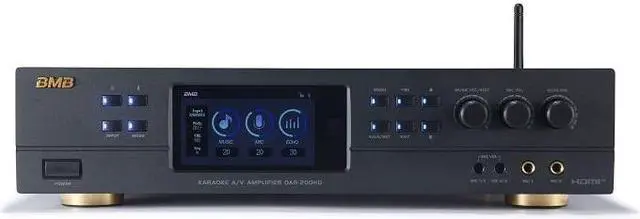Alt view image 2 of 7 - BMB DAR-200 Mixing Amplifier with BMB CSJ-08 Speakers and BMB WH-210 Wireless Microphone System Package 2