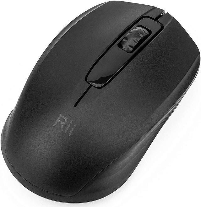 Alt view image 7 of 7 - Rii Wireless Mouse, 2.4G Portable Computer Mice for PC, Laptop, Windows,Office Included Wireless USB dongle (Black)