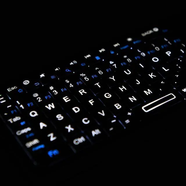 Alt view image 7 of 7 - Rii K06 Mini Bluetooth Keyboard,Backlit 2.4GHz Wireless Keyboard with IR Learning, Portable Lightweight with Touchpad Compatible with Android TV Box/Mac/Windows/HTPC (2.4G and Bluetooth)