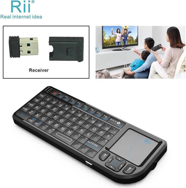 Alt view image 2 of 6 - Rii K01V3 Mini Keyboard,Backlit 2.4GHz RF Wireless Keyboard with IR Learning For Android TV Box, Mac, Laptop, Windows, Tablet