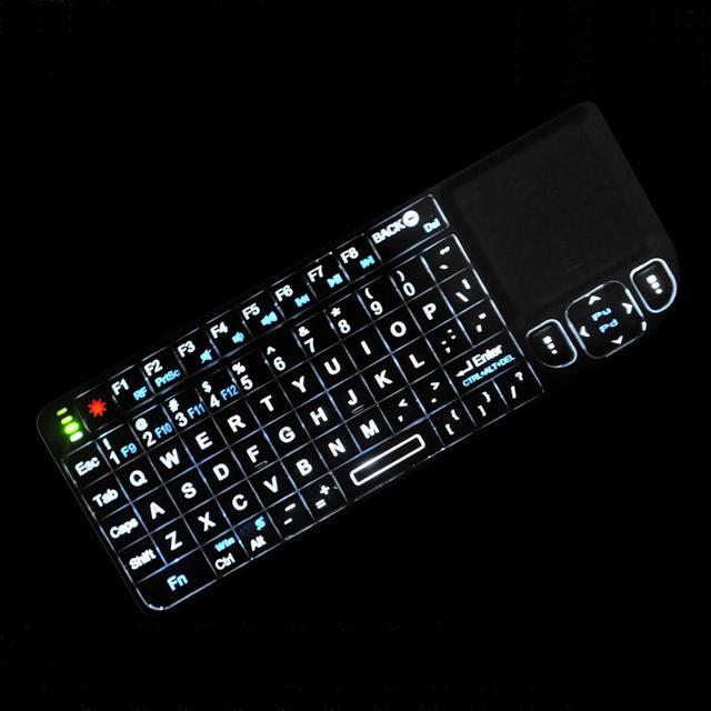 Alt view image 4 of 6 - Rii K01V3 Mini Keyboard,Backlit 2.4GHz RF Wireless Keyboard with IR Learning For Android TV Box, Mac, Laptop, Windows, Tablet