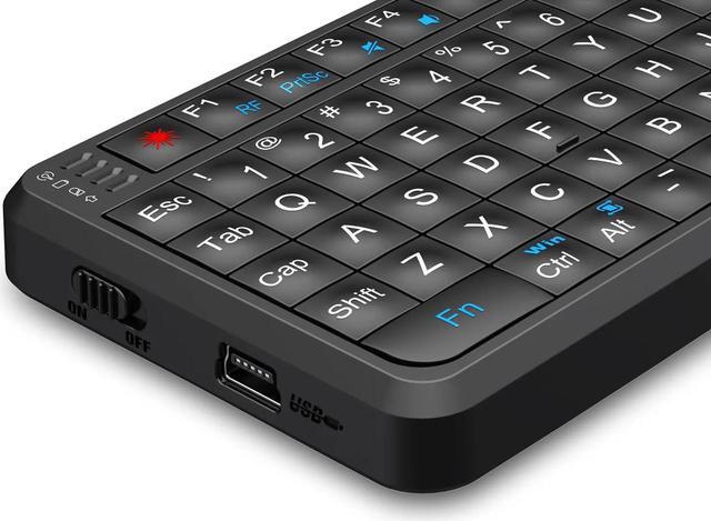 Alt view image 6 of 6 - Rii K01V3 Mini Keyboard,Backlit 2.4GHz RF Wireless Keyboard with IR Learning For Android TV Box, Mac, Laptop, Windows, Tablet