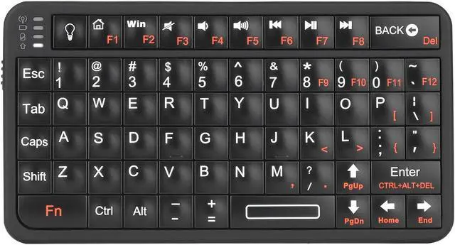 Main image of Rii Mini Bluetooth Keyboard,Portable Wireless Keyboard with Backlit,Rechargeable Mini Keyboard for Smart TV/Android TV Box/SmartPhone/HTPC/IPTV, BLACK(Upgrade-TypeC)