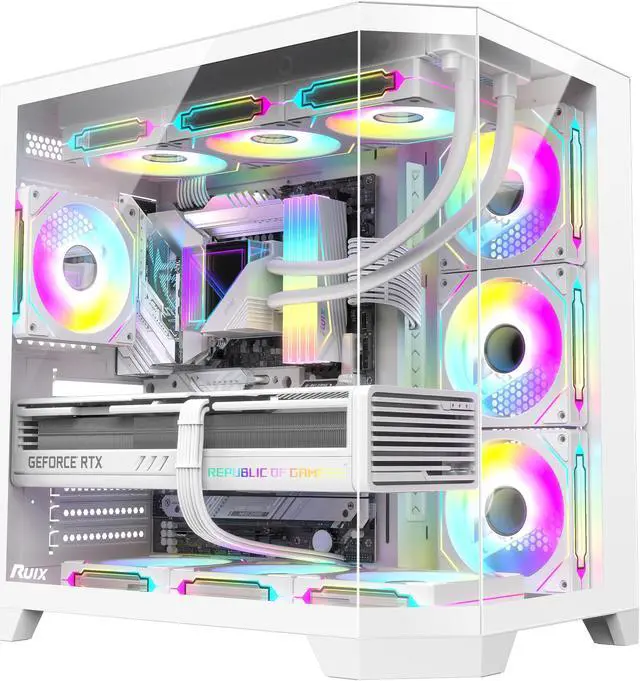 リプキスpc Ruix P31 Mesh PC Case - Full Tower for Gaming Desktops