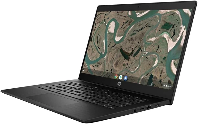 Alt view image 2 of 4 - HP Chromebook 14 G7 14" WXGA Celeron N4500 1.10GHz 4GB RAM 32GB eMMC ChromeOS, Jet Black