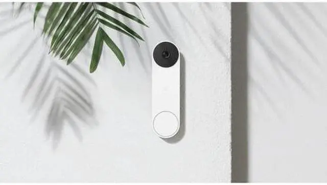 Alt view image 4 of 8 - Google Nest Wi-Fi Video Smart Doorbell Camera (Battery Operated) - White - Certified Refurbished - Grade A