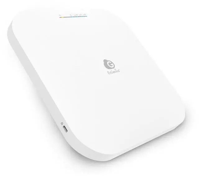 Alt view image 6 of 12 - EnGenius Cloud Managed ECW336 Wi-Fi 6E 4x4 Ceiling Mount Tri-Band Access Point