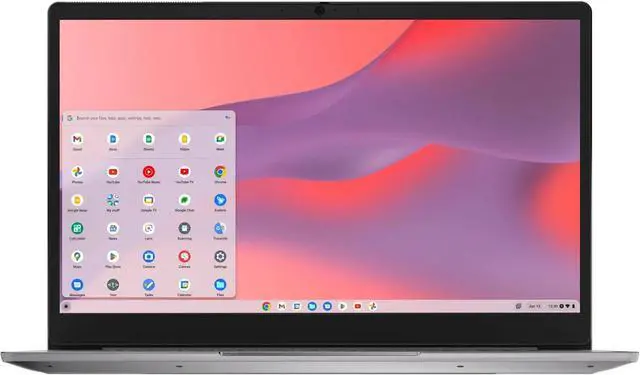 Alt view image 3 of 5 - Lenovo IdeadPad 3i Chromebook 15.6" FHD IPS LED Celeron N4500 1.10GHz 4GB 64GB eMMC, Arctic Gray