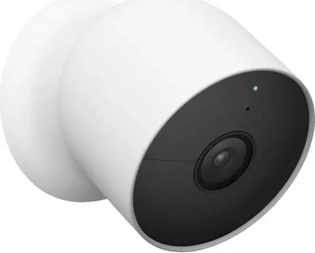 Alt view image 4 of 13 - Google Nest 1080p Indoor/Outdoor Battery-Operated Security Camera 2nd Gen - 3 Pack, White
