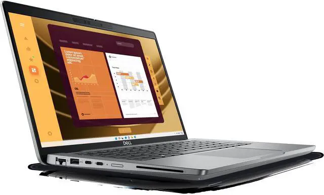 Alt view image 2 of 6 - Dell Latitude 5450 14" IPS 1080p FHD Intel Core Ultra 5 135U 1.6GHz 16GB RAM 256GB SSD WIN11P, Gray