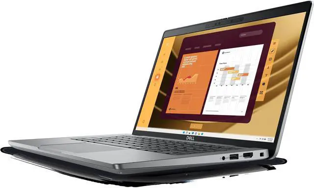 Alt view image 3 of 6 - Dell Latitude 5450 14" IPS 1080p FHD Intel Core Ultra 5 135U 1.6GHz 16GB RAM 256GB SSD WIN11P, Gray