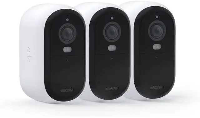 Main image of Arlo Essential Security Wireless 2K Camera with Spotlight, Indoor/Outdoor, 2nd Gen, 2-Way Aud, White - Certified Refurbished - Grade A