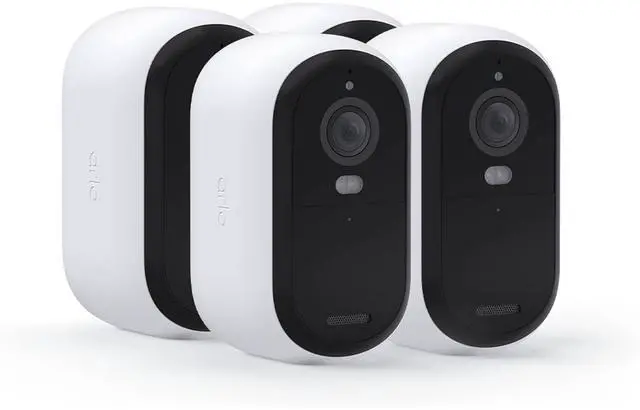 Main image of Arlo Essential Security Wireless 2K Camera & Spotlight, 2nd Gen, Night Vision, Audio (4-Pack) White - Certified Refurbished - Grade A