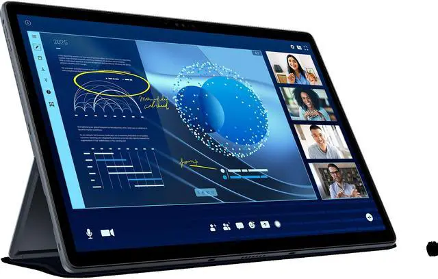 Alt view image 2 of 5 - Dell Latitude 7350 Detachable 13" Touchscreen Intel Ultra 5 134 16GB RAM 512GB SSD W11P, River Blue