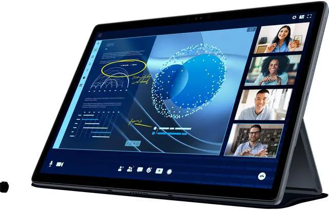 Alt view image 3 of 5 - Dell Latitude 7350 Detachable 13" Touchscreen Intel Ultra 5 134 16GB RAM 512GB SSD W11P, River Blue