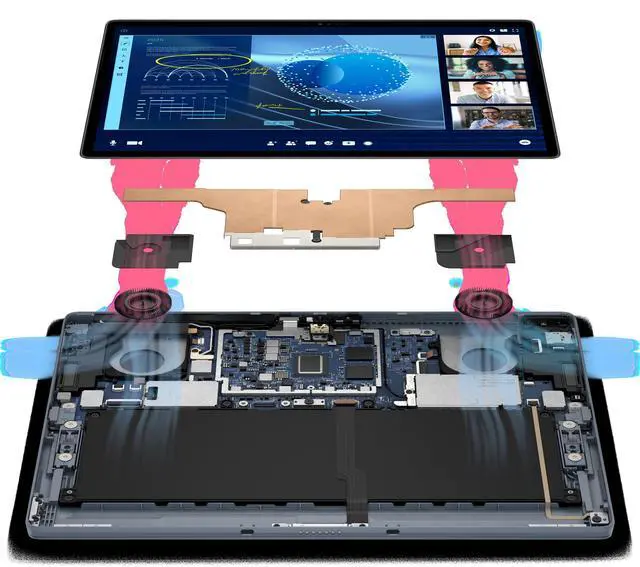 Alt view image 4 of 5 - Dell Latitude 7350 Detachable 13" Touchscreen Intel Ultra 5 134 16GB RAM 512GB SSD W11P, River Blue