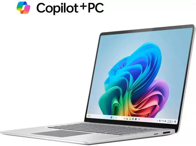 Alt view image 6 of 6 - Microsoft Surface Laptop 7 Copilot+PC 15" Touch Snapdragon X Elite 16GB RAM 256GB SSD, Platinum