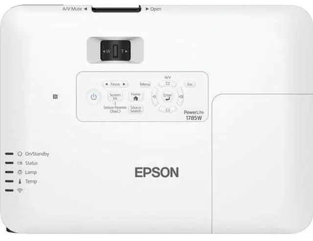 Alt view image 6 of 6 - Epson PowerLite 1785W WXGA 3200 Lumen Wireless 3LCD Ultra-Portable Projector w/ Miracast Streaming - Certified Refurbished - Grade A