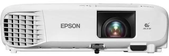 Alt view image 2 of 6 - Epson PowerLite 119W WXGA 4000 Lumn 3LCD Projector with Dual HDMI