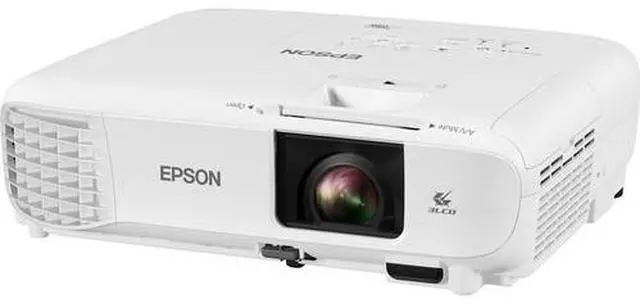 Alt view image 3 of 6 - Epson PowerLite 119W WXGA 4000 Lumn 3LCD Projector with Dual HDMI