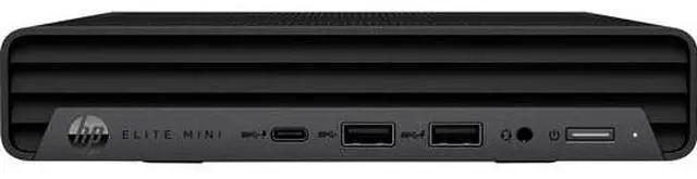 Alt view image 2 of 4 - HP EliteDesk 600 G9 Mini Desktop - Intel Core i5-12500T 2.0GHz - 16GB  - 256GB SSD - Windows 11 Pro - Black  BX7W0U8#ABA
