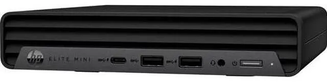 Alt view image 3 of 4 - HP EliteDesk 600 G9 Mini Desktop - Intel Core i5-12500T 2.0GHz - 16GB  - 256GB SSD - Windows 11 Pro - Black  BX7W0U8#ABA