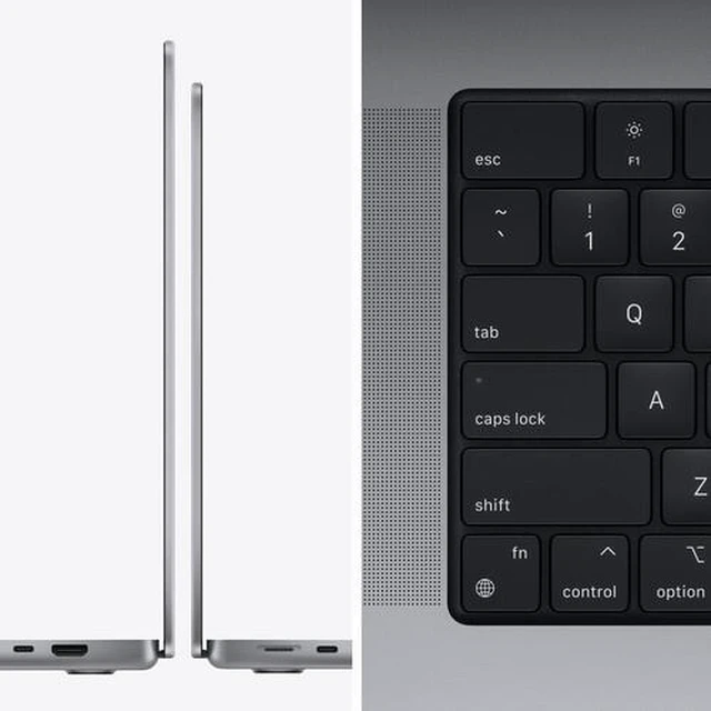 Alt view image 4 of 6 - 2021 Apple MacBook Pro with Apple M1 Max Chip (16-inch, 64GB RAM, 1TB SSD Storage) Space Gray