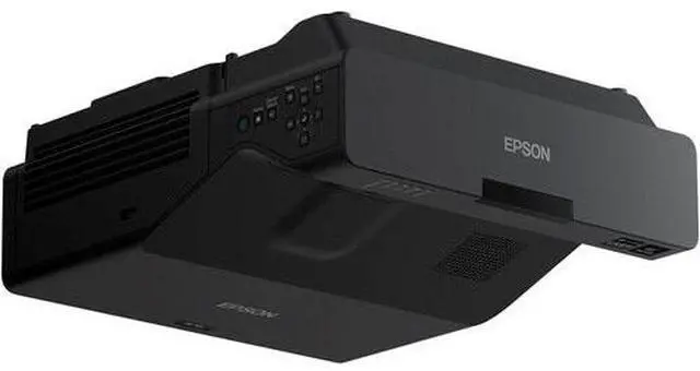 Alt view image 2 of 4 - Epson PowerLite 755F 3600-Lumen Full HD Ultra-Short Throw Laser LCD Projector with Wi-Fi (Black) - Grade A