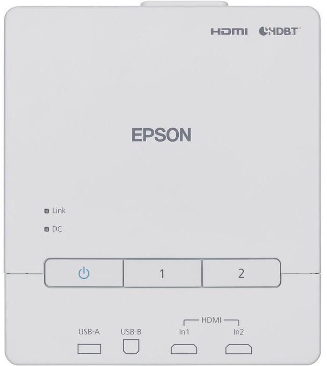 Alt view image 2 of 4 - Epson PowerLite 800F Full HD 5000-Lumen Pixel-Shift Ultra-Short Throw Laser 3LCD Projector, White