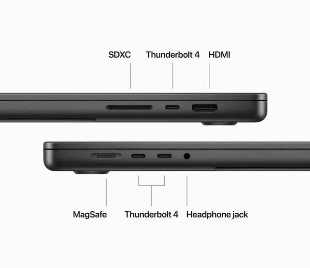 Alt view image 4 of 6 - Apple 2023 MacBook Pro 16" Liquid Retina XDR M3 Max 16C GPU 40C 64GB RAM 2TB SSD, Space Black