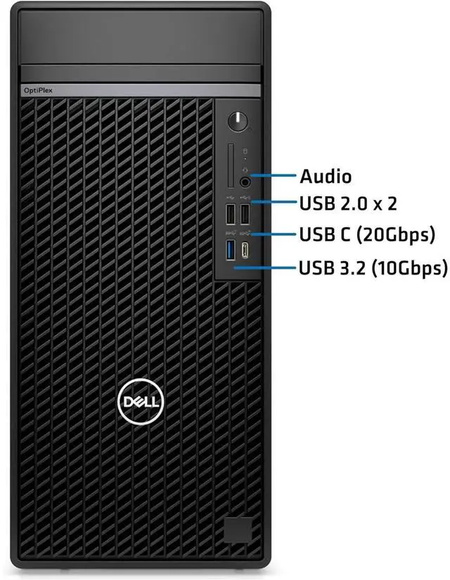 Alt view image 2 of 4 - Dell OptiPlex Tower Plus 7020 Desktop Intel Core i5-14500 2.6GHz 32GB RAM 512GB SSD WIN11P, Black