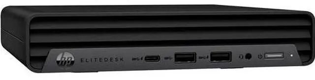 Main image of HP EliteDesk 800 G6 Mini Desktop Intel Core i5-10500T 2.3GHz 16GB RAM 256GB SSD WIN11P, Black