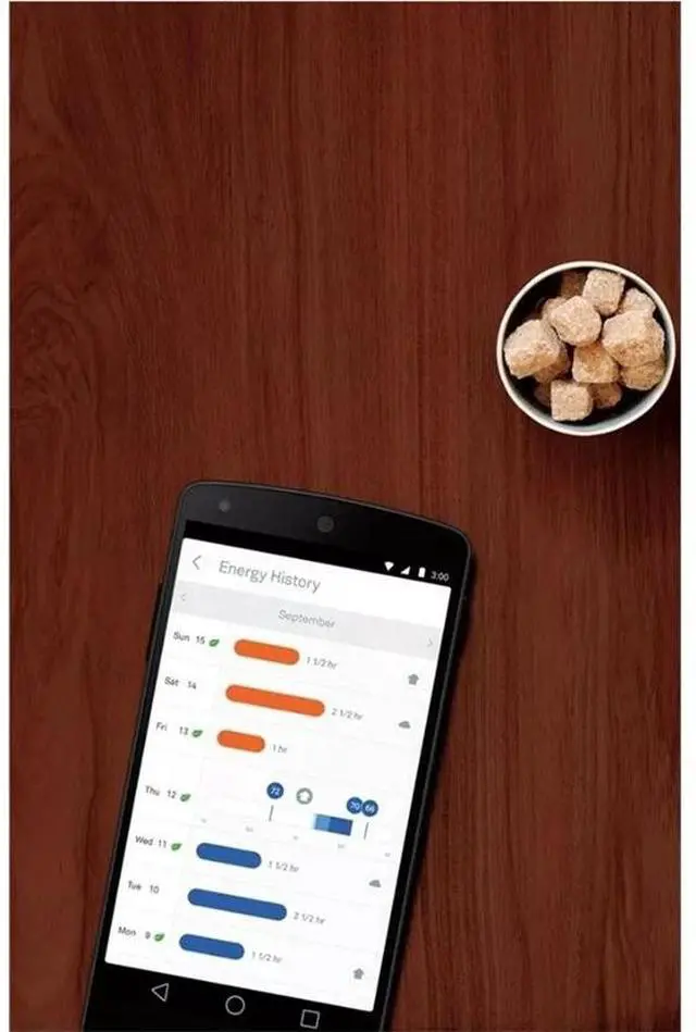 Alt view image 4 of 6 - Google Nest 3rd Gen Learning Smart Wi-Fi App Control Thermostat - Mirror Black