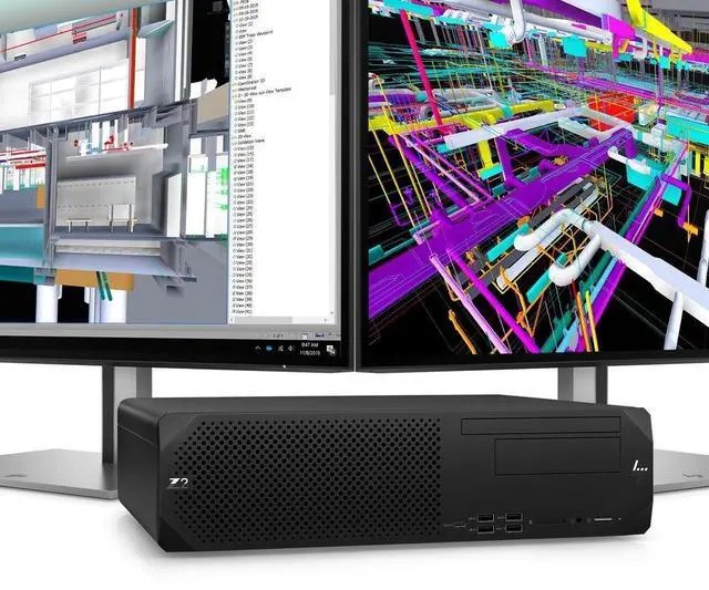 Alt view image 6 of 7 - HP Z2 G9 SFF Computer i7-14700 32GB 512GB SSD W11P BG6K1U8ABA