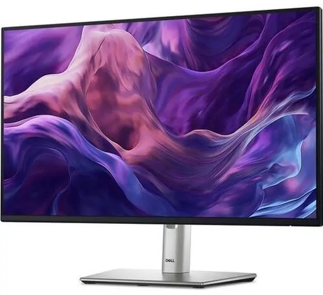 Alt view image 3 of 6 - Dell P2425H 24" 1080p Full HD IPS Monitor DisplayPort HDMI VGA USB-C Fully Adjustable, Silver