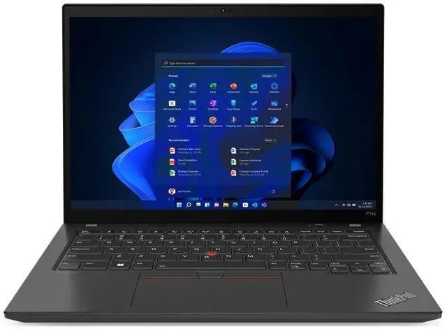 Main image of Lenovo ThinkPad P14s Gen 3 Mobile Workstation 14" Touch 32GB 512GB SSD AMD Ryzen 7 PRO 6850U, Black