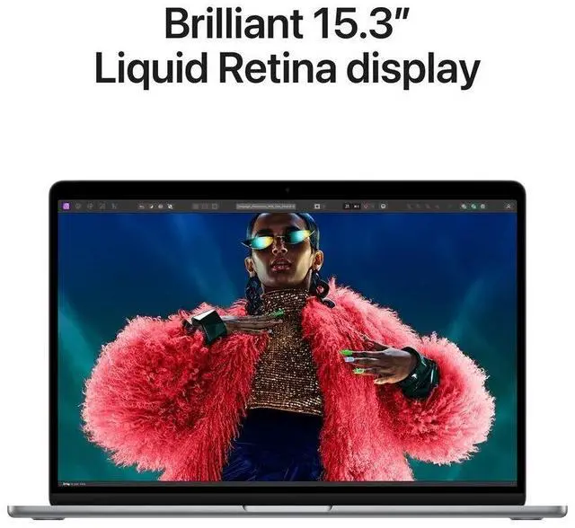 Alt view image 5 of 6 - Apple MacBook Air 15" IPS Retina M3 8C 4.05GHz GPU 10C 16GB RAM 256GB SSD, Space Gray