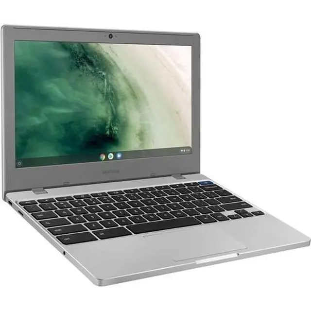 Alt view image 2 of 6 - Samsung Chromebook 4 11.6" HD Intel Celeron N4000 1.1GHz 4GB RAM 32GB eMMC, Silver