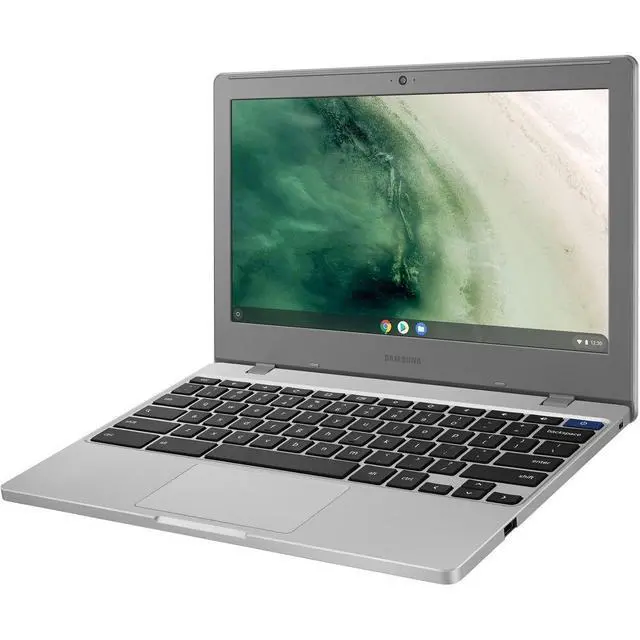 Alt view image 3 of 6 - Samsung Chromebook 4 11.6" HD Intel Celeron N4000 1.1GHz 4GB RAM 32GB eMMC, Silver