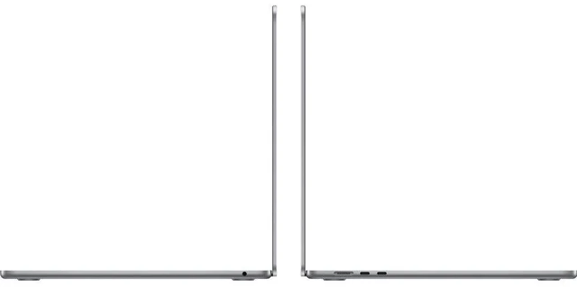Alt view image 3 of 6 - Apple 2024 MacBook Air 15" IPS Liquid Retina M3 8C 4.05GHz GPU 10C 16GB RAM 512GB SSD, Space Gray