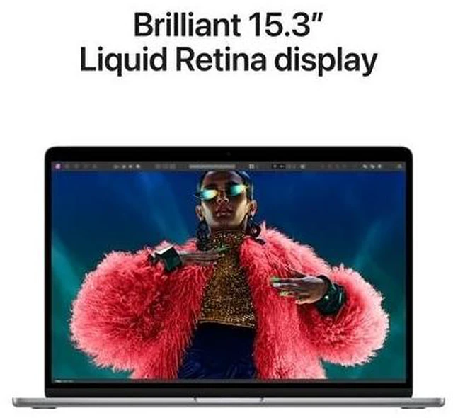 Alt view image 5 of 6 - Apple 2024 MacBook Air 15" IPS Liquid Retina M3 8C 4.05GHz GPU 10C 16GB RAM 512GB SSD, Space Gray